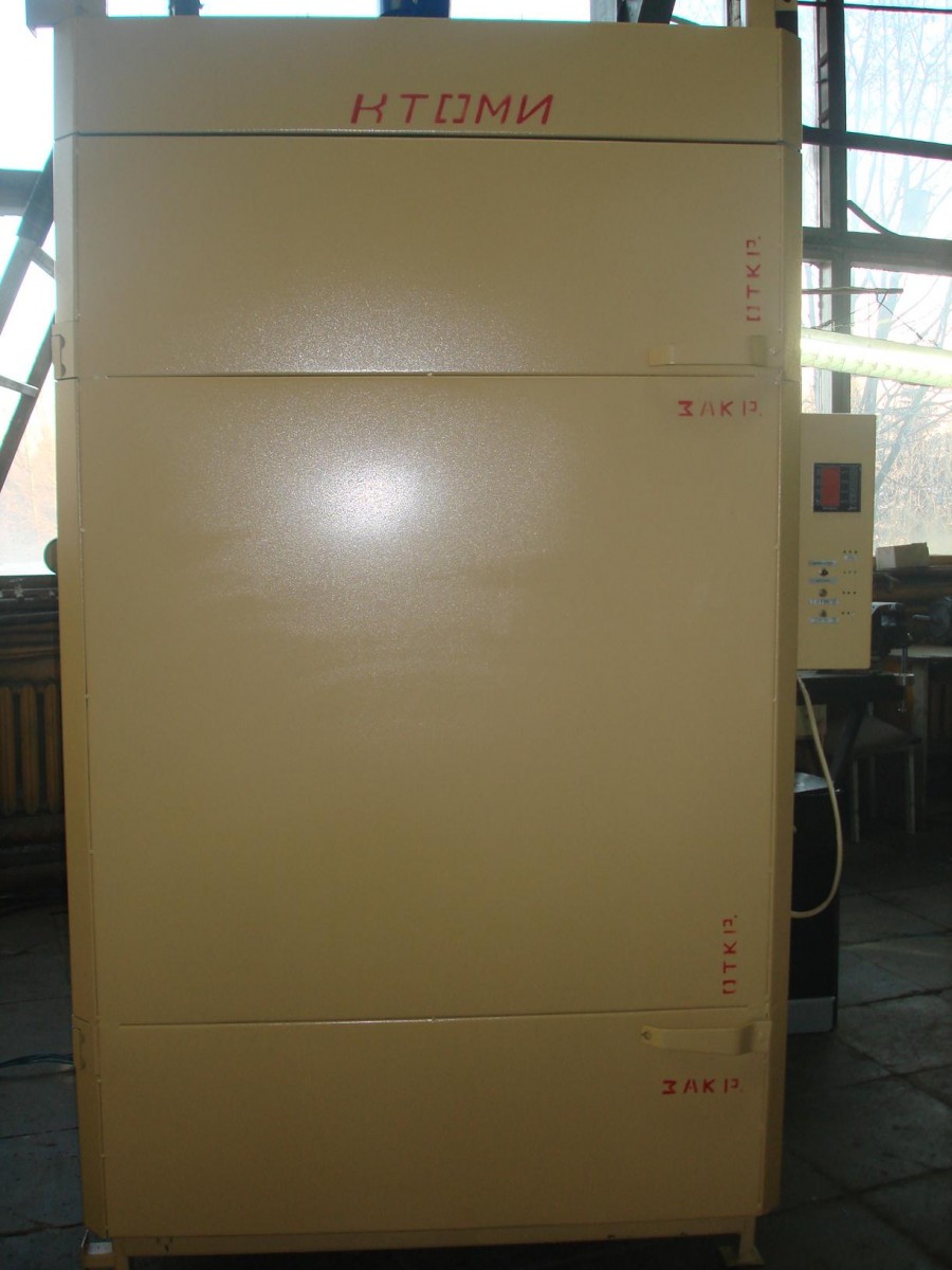 Термокамера КТОМИ-300 У  (нержавейка внутри с форсункой) (с тележкой)